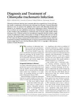 Diagnosis and Treatment of Chlamydia