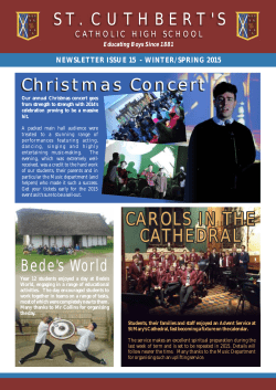 Issue 15 - St Cuthbert`s High School