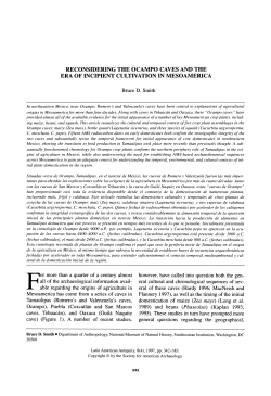 Reconsidering the Ocampo Caves and the Era of Incipient