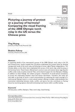 Picturing a journey of protest or a journey of harmony?
