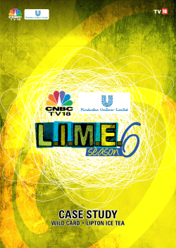 LIME 6 case Study LIPTON ICE TEA.cdr