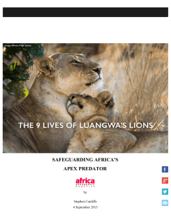 Africa Geographic &ndash; South Luangwa Conservation