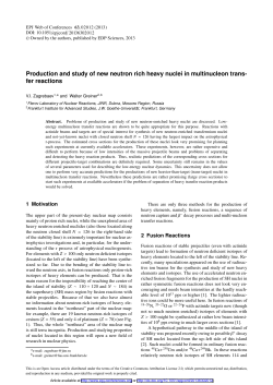 Production and study of new neutron rich heavy nuclei in