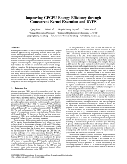 Improving GPGPU Energy-Efficiency through Concurrent Kernel