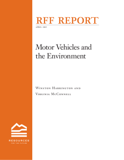 Motor Vehicles and the Environment