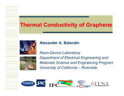 Thermal Conductivity of Graphene - Nano