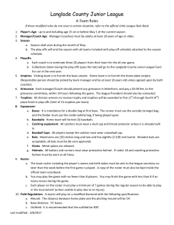 A-Team Rules - City of Antigo