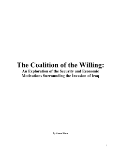 The Coalition of the Willing
