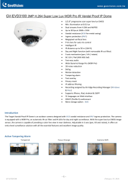 GV-EVD3100 3MP H.264 Super Low Lux WDR Pro IR Vandal Proof