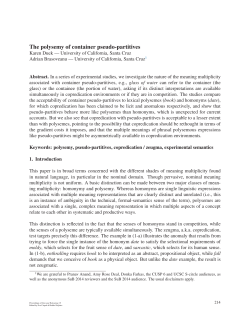 The polysemy of container pseudo