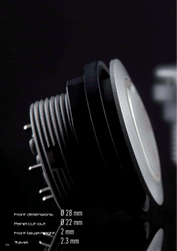 &Oslash; 28 mm &Oslash; 22 mm 2.3 mm