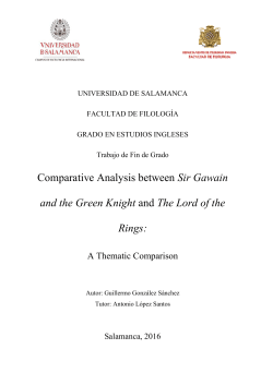 Comparative Analysis between Sir Gawain and the Green Knight