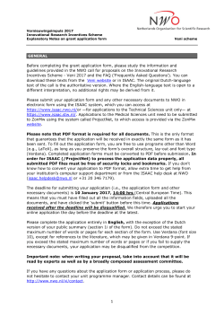 Innovational Research Incentives Scheme