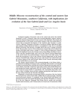 Middle Miocene reconstruction of the central