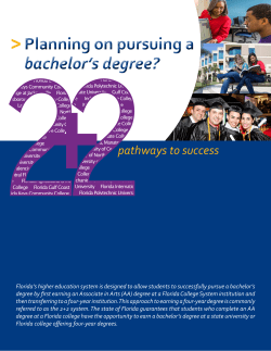 Planning on pursuing a bachelor`s degree?