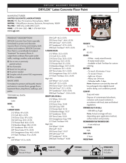 DRYLOK&reg; Latex Concrete Floor Paint