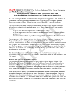 Executive Summary - The Evergreen State College