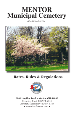 MENTOR Municipal Cemetery