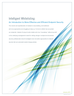 Intelligent Whitelisting