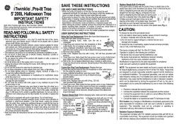 TM Pre-lit Tree 5` 200L Halloween Tree