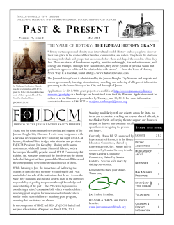 May 2015 - City and Borough of Juneau