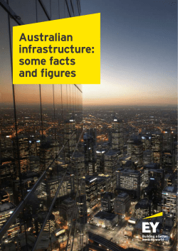 Australian infrastructure: some facts and figures