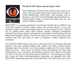 Spotters and the Spotter`s Role