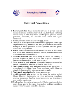 Universal Precautions
