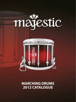 marching drums 2012 catalogue