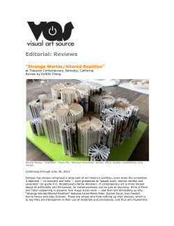 Editorial: Reviews