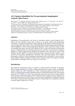 18634-HP SPRINGER 2015 ACL Injuries Identifiable Risk Factors