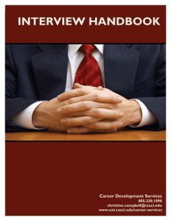 Interview Handbook