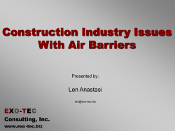 Air Barrier Systems