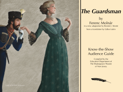The Guardsman - The Shakespeare Theatre of New Jersey