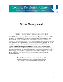 Stress Management - Greater Grand Forks Young Professionals