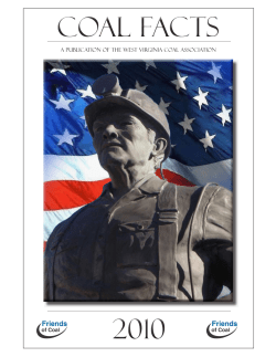 second largest coal producer - West Virginia Coal Association