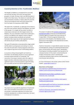 Coastal protection at Gn. Fuvahmulah, Maldives