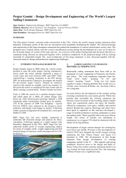 Project Gemini - Design Development and