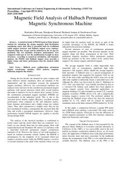 Magnetic Field Analysis of Halbach Permanent Magnetic