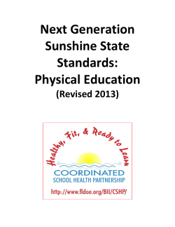 Next Generation Sunshine State Standards