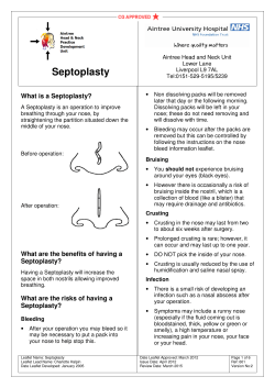 Septoplasty