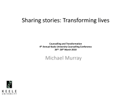 Sharing stories: Transforming lives