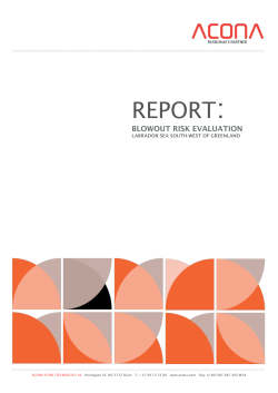 Blowout risk in the Labrador Sea_Draft report Rev. 0
