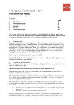 Technical Factsheet 189