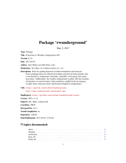 Package `rwunderground`
