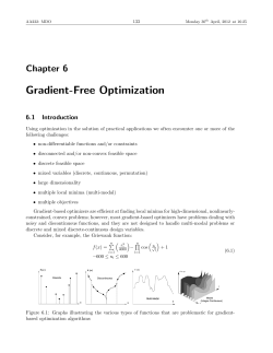 Gradient-Free Optimization