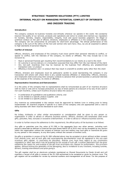 party. A copy of - Strategic Transfer Solutions | STS