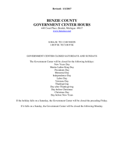 Benzie County Directory