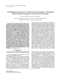 A Model-Based Approach for Determining Orientations of Biological
