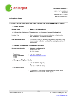 Antargaz Butane (less than 0.1% butadiene) (BE-en)
